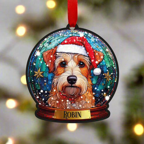 Welsh Terrier Snow Globe Decoration